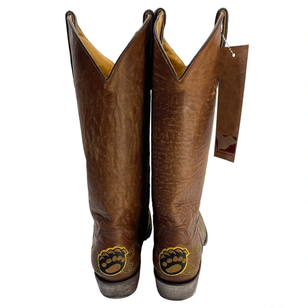 GAMEDAY BOOTS Baylor University Bears NEW Embroidered Cowboy Boots Size 10.5